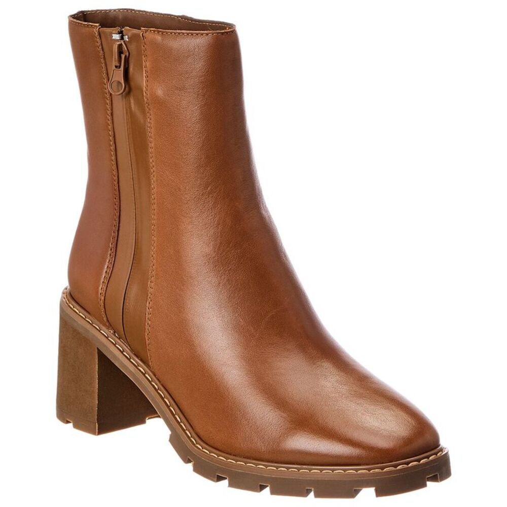 Sanctuary Prime Time Leather Bootie, Brown